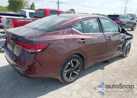 2025 Nissan Sentra Sv из США, поврежденный, VIN 3N1AB8CV1SY264005